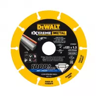 Диск диамантен DEWALT EXTREME 125x1.3x22.23мм, за рязане на метал