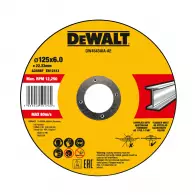 Диск карбофлексов DEWALT 125х6.0х22.23мм, за шлайфане на метал