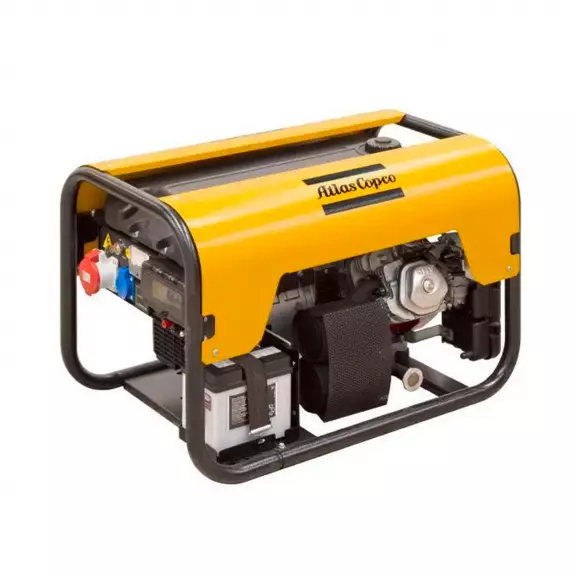 Генератор ATLAS COPCO QEP R7.5, 6.1kW, 230V, бензинов, монофазен, с AVR и ел.старт
