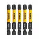 Комплект накрайници DEWALT TX40 5бр, TX, 1/4