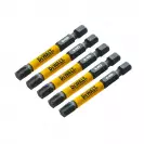 Комплект накрайници DEWALT TX40 5бр, TX, 1/4