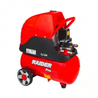 Компресор RAIDER RDP-AC15, 24l, 8bar, 110 l/min, 1.5kW, 2.0hp, 230V