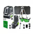 Линеен лазерен нивелир LASERLINER PocketCross-Laser 2G Set, 2 лазерни линии, точност 3.0mm/10m, автоматично - small, 258708