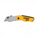 Макетен нож сгъваем DEWALT 60x19мм, метален корпус - small