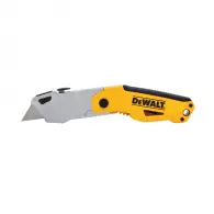 Макетен нож сгъваем DEWALT 60x19мм, метален корпус