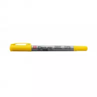 Маркер перманентен SAKURA IDenti Pen 0.4/1.0мм - жълт