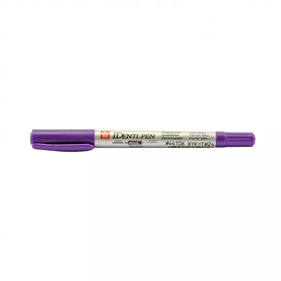 Маркер перманентен SAKURA IDenti Pen 0.4/1.0мм - лилав