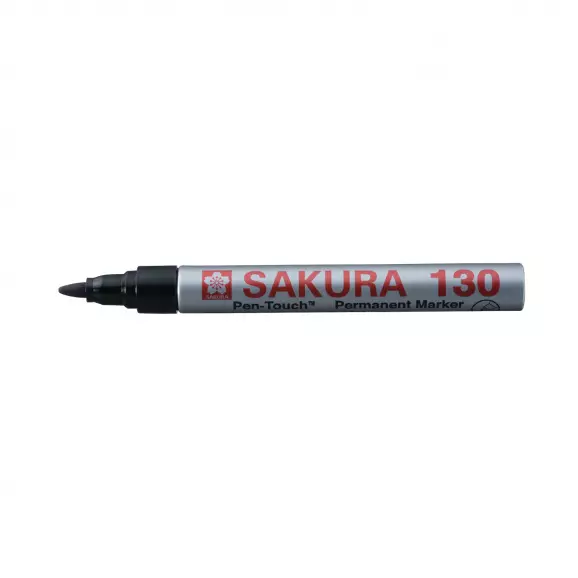 Маркер перманентен SAKURA Pen-Touch 130 1.2мм/142мм - черен