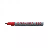 Маркер перманентен SAKURA Pen-Touch 130 1.2мм/142мм - червен