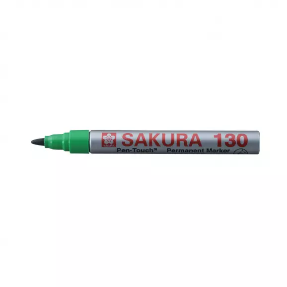 Маркер перманентен SAKURA Pen-Touch 130 1.2мм/142мм - зелен