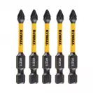 Накрайник кръстат DEWALT Impact PZ 1x57мм, E6.63, комплект 5бр - small