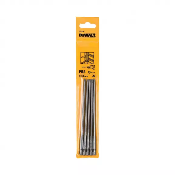 Накрайник кръстат DEWALT PR2 PH 2x153мм 5броя, E6.3