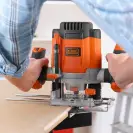 Оберфреза BLACK&DECKER KW1200EKA, 1200W, 8000-28000об/мин, ф6, 8мм - small, 247281