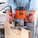 Оберфреза BLACK&DECKER KW1200EKA, 1200W, 8000-28000об/мин, ф6, 8мм - small, 247282