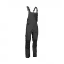 Полугащеризон работен NINE WORTHS STAMPE XXL, сив/черен - small