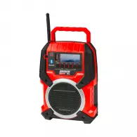Радиоприемник акумулаторен RAIDER RDP-PRS20, 20V, 1.5-8.0Ah, Li-Ion, Bluetooth