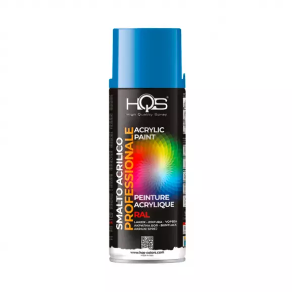 Спрей боя небесно синьо HQS RAL 5015 400мл, мат