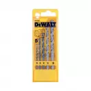 Свредла DEWALT 4.0-10мм 5части, за зидария, 2 режещи ръба, цилиндрична опашка - small