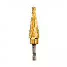 Свредло степенчато за метал DEWALT 8-18мм, шестостенна опашка 1/4