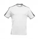 Тениска с къс ръкав NINE WORTHS ANDY XL, бял - small