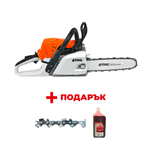 Трион верижен бензинов STIHL MS 231 + Масло двутактово STIHL HP 1л + Верига режеща STIHL Picco Super 3/8