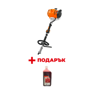 Комби двигател STIHL KM 235 R + Масло двутактово STIHL HP 1л
