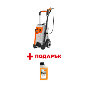 Водоструйка електрическа STIHL RE 150 + Универсален почистващ препарат STIHL CP200 1л