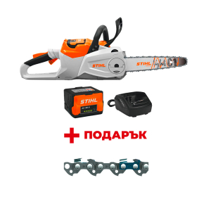 Трион верижен акумулаторен STIHL MSA 80 C-B Set + Пилодържател 2 в 1 STIHL 1/4