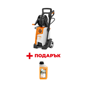 Водоструйка електрическа STIHL RE 110 Plus + Универсален почистващ препарат STIHL CP200 1л
