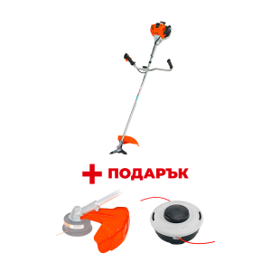Моторна коса STIHL FS 261 + Глава за косене STIHL AutoCut 46-2 ф2.4мм + Предпазител за глава за косене STIHL 520мм
