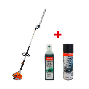Бензинов прътов храсторез STIHL HL 94 C-E + ПОДАРЪЦИ + Спрей разтворител на смола STIHL 300мл + Масло двутактово STIHL НР Super 0.100л
