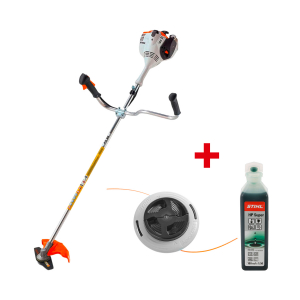 Моторна коса STIHL FS 56 C-E,0.8kW, 1.1к.с, 27.2см3 + ПОДАРЪЦИ Глава за косене STIHL AutoCut C 26-2 ф2.4мм + Масло двутактово STIHL НР Super 0.100л,полусинтетично