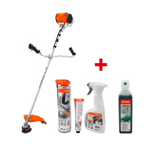 Моторна коса STIHL FS 89 + ПОДАРЪЦИ Комплект за почистване на моторна коса Varioclean STIHL + Масло двутактово STIHL НР Super 0.100л,полусинтетично