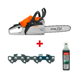 Трион верижен бензинов STIHL MS 162 + ПОДАРЪЦИ Масло двутактово STIHL НР Super 0.100л + Верига режеща STIHL 61 RS3 Pro 50 3/8