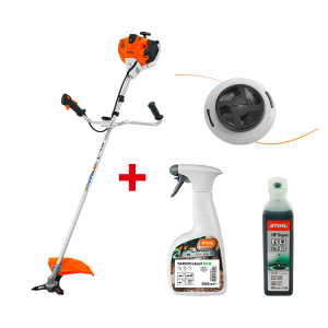 Моторна коса STIHL FS 240,1.7kW + ПОДАРЪЦИ Глава за косене STIHL AutoCut C 26-2 ф2.4мм + Масло двутактово STIHL НР Super 0.100л. + Почистващ препарат STIHL Varioclean Eco 500мл.