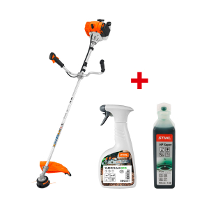 Моторна коса STIHL FS 120 + ПОДАРЪЦИ Почистващ препарат STIHL Varioclean Eco 500мл + Масло двутактово STIHL