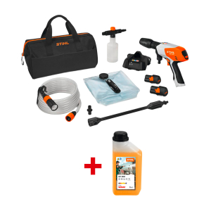 Акумулаторна водоструйка STIHL RCA 20 Set + ПОДАРЪК Универсален почистващ препарат STIHL CP200 1л
