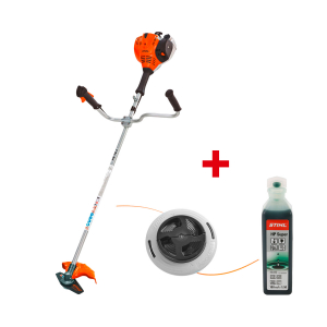 Моторна коса STIHL FS 70 C-E,0.9kW, 1.2к.с, 27.2см3 + ПОДАРЪЦИ Глава за косене STIHL AutoCut C 26-2 ф2.4мм,за косене на трева и тънки плевели + Масло двутактово STIHL НР Super 0.100л,полусинтетично