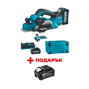 Ренде акумулаторно MAKITA KP001GM201 + ПОДАРЪК: Батерия акумулаторна MAKITA XGT BL4040F
