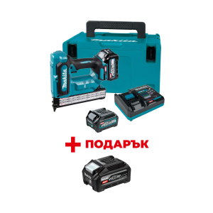 Такер акумулаторен MAKITA FN001GA201 + ПОДАРЪК: Батерия акумулаторна MAKITA XGT BL4040F
