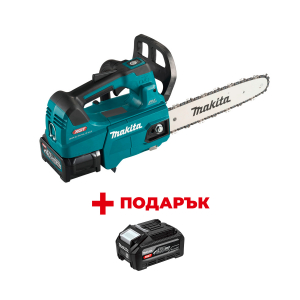 Трион верижен акумулаторен MAKITA UC004GM101 + ПОДАРЪК: Батерия акумулаторна MAKITA XGT BL4040F
