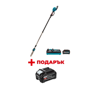 Акумулаторна кастрачка за клони MAKITA UA004GM101 + ПОДАРЪК: Батерия акумулаторна MAKITA XGT BL4040F
