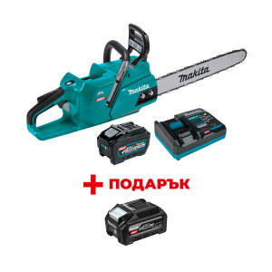 Трион верижен акумулаторен MAKITA UC013GT101 + ПОДАРЪК: Батерия акумулаторна MAKITA XGT BL4040F
