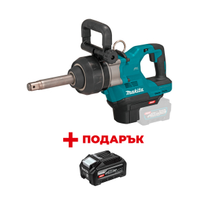 Акумулаторен гайковерт ударен MAKITA TW010GZ + ПОДАРЪК: Батерия акумулаторна MAKITA XGT BL4040F

