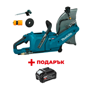 Акумулаторен ъглошлайф MAKITA CE004GZ + ПОДАРЪК: Батерия акумулаторна MAKITA XGT BL4040F
