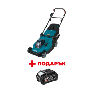 Акумулаторна косачка MAKITA LM004GM103 + ПОДАРЪК: Батерия акумулаторна MAKITA XGT BL4040F
