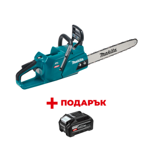Трион верижен акумулаторен MAKITA UC013GZ + ПОДАРЪК: Батерия акумулаторна MAKITA XGT BL4040F
