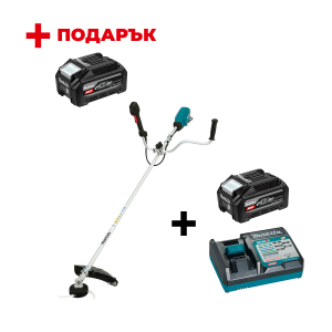 Акумулаторна коса MAKITA UR016GZ + Зарядно устройство MAKITA DC40RC XGT + Батерия акумулаторна MAKITA XGT BL4040F + ПОДАРЪK: Батерия акумулаторна MAKITA XGT BL4040F

