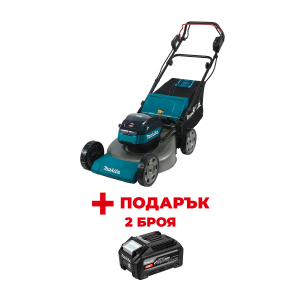Акумулаторна косачка MAKITA LM002GT201 + ПОДАРЪЦИ: Батерия акумулаторна MAKITA XGT BL4040F - 2 бр.
