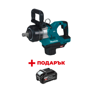 Акумулаторен гайковерт ударен MAKITA TW009GZ + ПОДАРЪК: Батерия акумулаторна MAKITA XGT BL4040F
